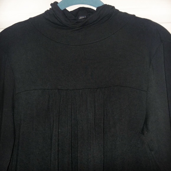 Banana Republic Long Sleeve Black Turtleneck Dress - Picture 3 of 3